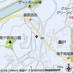 岡山県倉敷市藤戸町藤戸1087周辺の地図