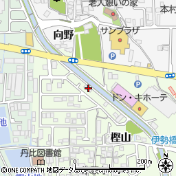 大阪府羽曳野市樫山301周辺の地図