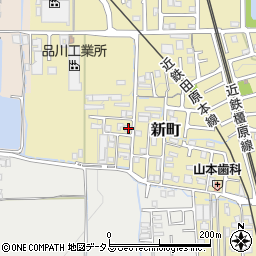 奈良県磯城郡田原本町新町190-7周辺の地図