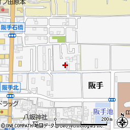 奈良県磯城郡田原本町阪手111周辺の地図