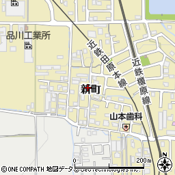 奈良県磯城郡田原本町新町399周辺の地図
