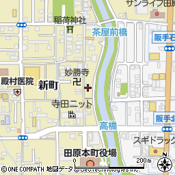 奈良県磯城郡田原本町新町306周辺の地図