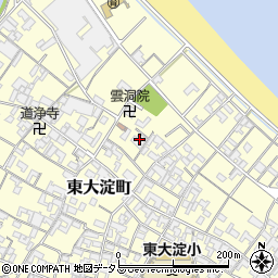 東大淀町老楽会周辺の地図