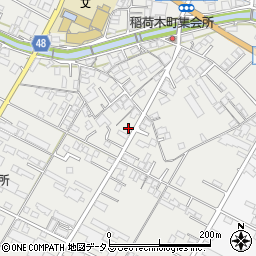 広島県府中市高木町周辺の地図
