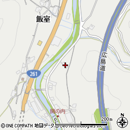 広島県広島市安佐北区安佐町飯室1342周辺の地図