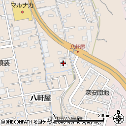 広島県福山市加茂町八軒屋48周辺の地図
