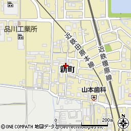 奈良県磯城郡田原本町新町83-3周辺の地図