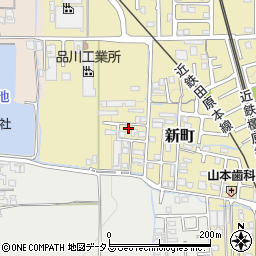 奈良県磯城郡田原本町新町190周辺の地図