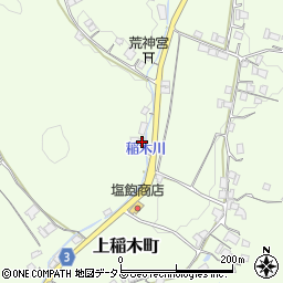 岡山県井原市上稲木町169周辺の地図