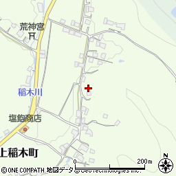 岡山県井原市上稲木町361周辺の地図