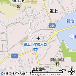 田中細巾有限会社　道上工場周辺の地図