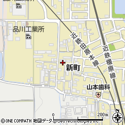 奈良県磯城郡田原本町新町199周辺の地図