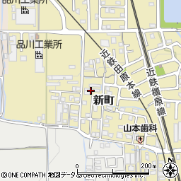 奈良県磯城郡田原本町新町198-1周辺の地図