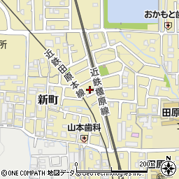 奈良県磯城郡田原本町新町89-16周辺の地図