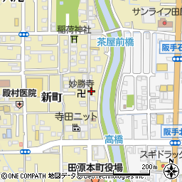 奈良県磯城郡田原本町新町311周辺の地図