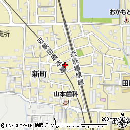 奈良県磯城郡田原本町新町89-11周辺の地図