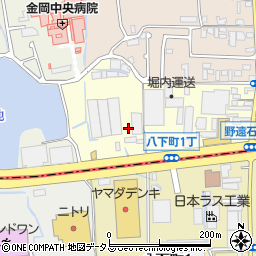 大阪府堺市北区八下北周辺の地図