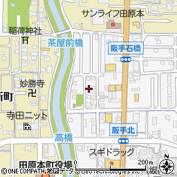 奈良県磯城郡田原本町阪手138-23周辺の地図