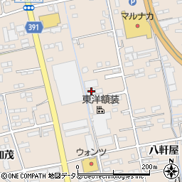 広島県福山市加茂町八軒屋2周辺の地図