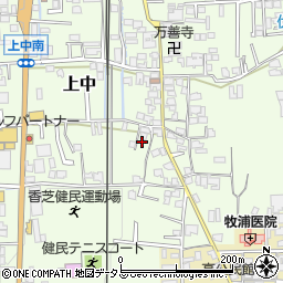 奈良県香芝市上中226-6周辺の地図
