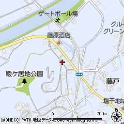 岡山県倉敷市藤戸町藤戸1424周辺の地図