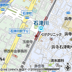 池田泉州銀行石津 ＡＴＭ周辺の地図