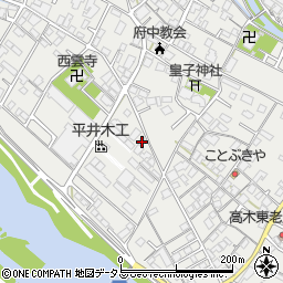 広島県府中市高木町1362周辺の地図