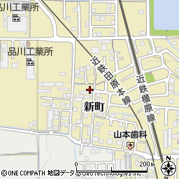 奈良県磯城郡田原本町新町197-8周辺の地図