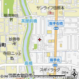 奈良県磯城郡田原本町阪手138-27周辺の地図