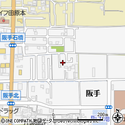 奈良県磯城郡田原本町阪手113周辺の地図