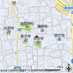 金岡町2357藤本邸[akippa]駐車場周辺の地図