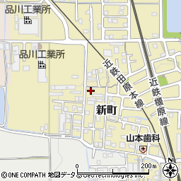 奈良県磯城郡田原本町新町197-3周辺の地図