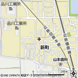 奈良県磯城郡田原本町新町197-4周辺の地図