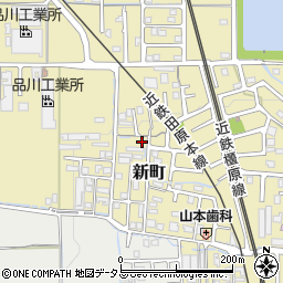 奈良県磯城郡田原本町新町197-7周辺の地図