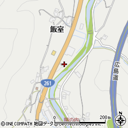 広島県広島市安佐北区安佐町飯室4221周辺の地図