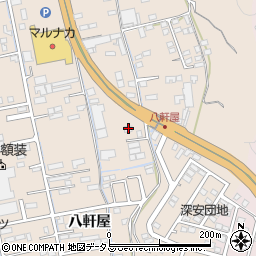広島県福山市加茂町八軒屋46周辺の地図