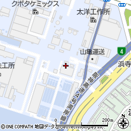 大阪府堺市西区石津西町周辺の地図