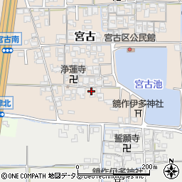 奈良県磯城郡田原本町宮古34周辺の地図