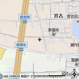 奈良県磯城郡田原本町宮古22周辺の地図