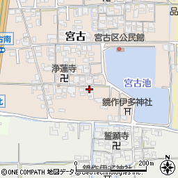 奈良県磯城郡田原本町宮古35-1周辺の地図
