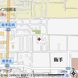 奈良県磯城郡田原本町阪手113-4周辺の地図