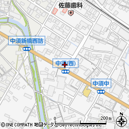 広島県府中市中須町1651周辺の地図