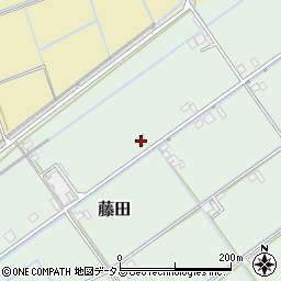 岡山県岡山市南区藤田62周辺の地図