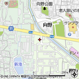 大阪府羽曳野市樫山265周辺の地図