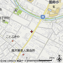 府中高木南郵便局周辺の地図