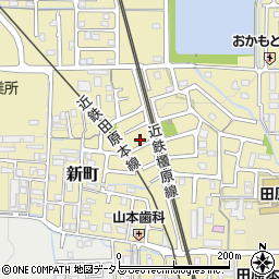 奈良県磯城郡田原本町新町89-6周辺の地図