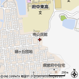 府中市　緑ケ丘集会所周辺の地図