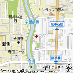 奈良県磯城郡田原本町阪手138-45周辺の地図