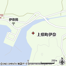 長崎県対馬市上県町伊奈周辺の地図