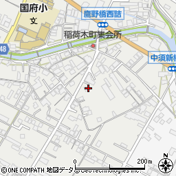 広島県府中市高木町825-1周辺の地図
